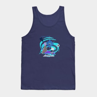 The moon fish Tank Top